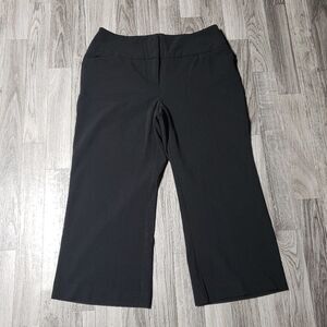 (3/$27) Bobby J Size 7/8 Black Dress Capris